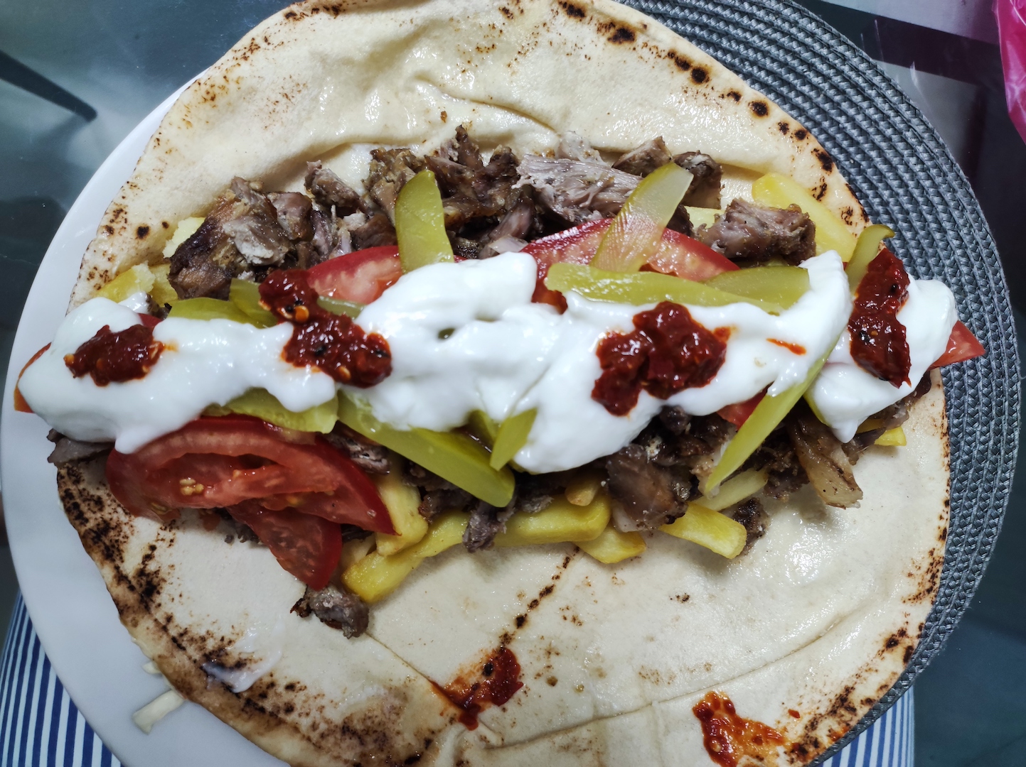 Arij Alsharq pita wrap